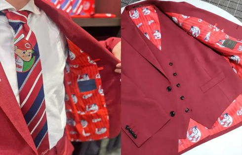 カープ坊や オリジナル限定裏地 使用例