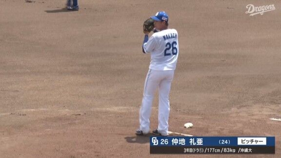 1軍昇格を目指す中日・仲地礼亜、ここまでのファーム成績