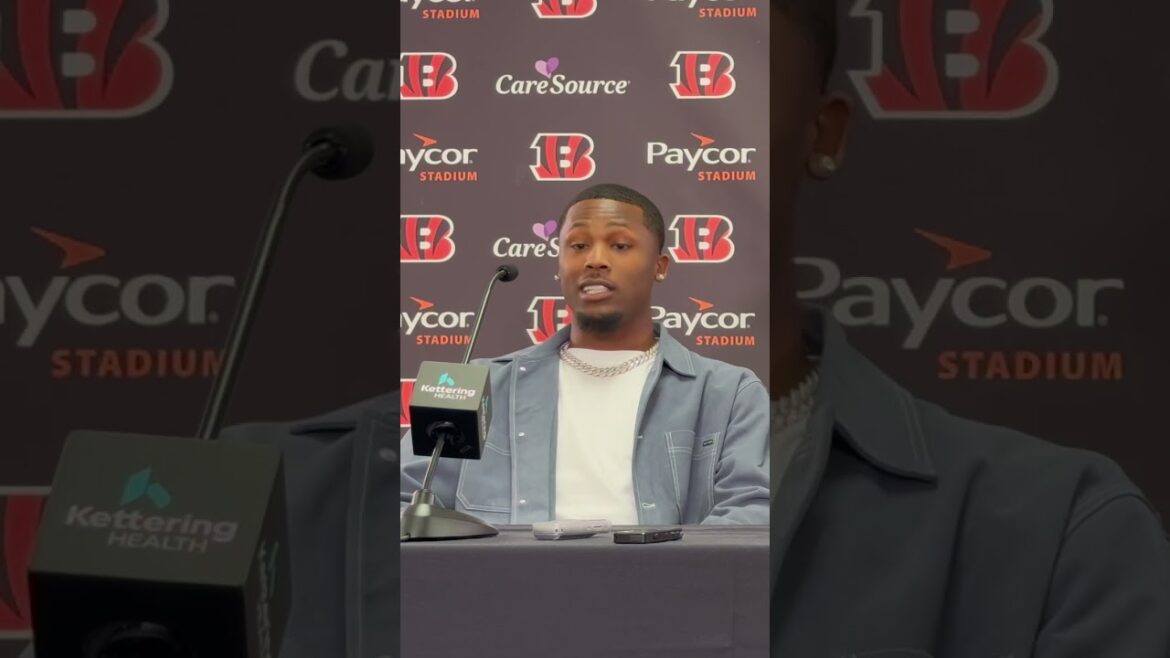 Tee Higgins says he’s thrilled he could take care of his mom and thinks of his late father also