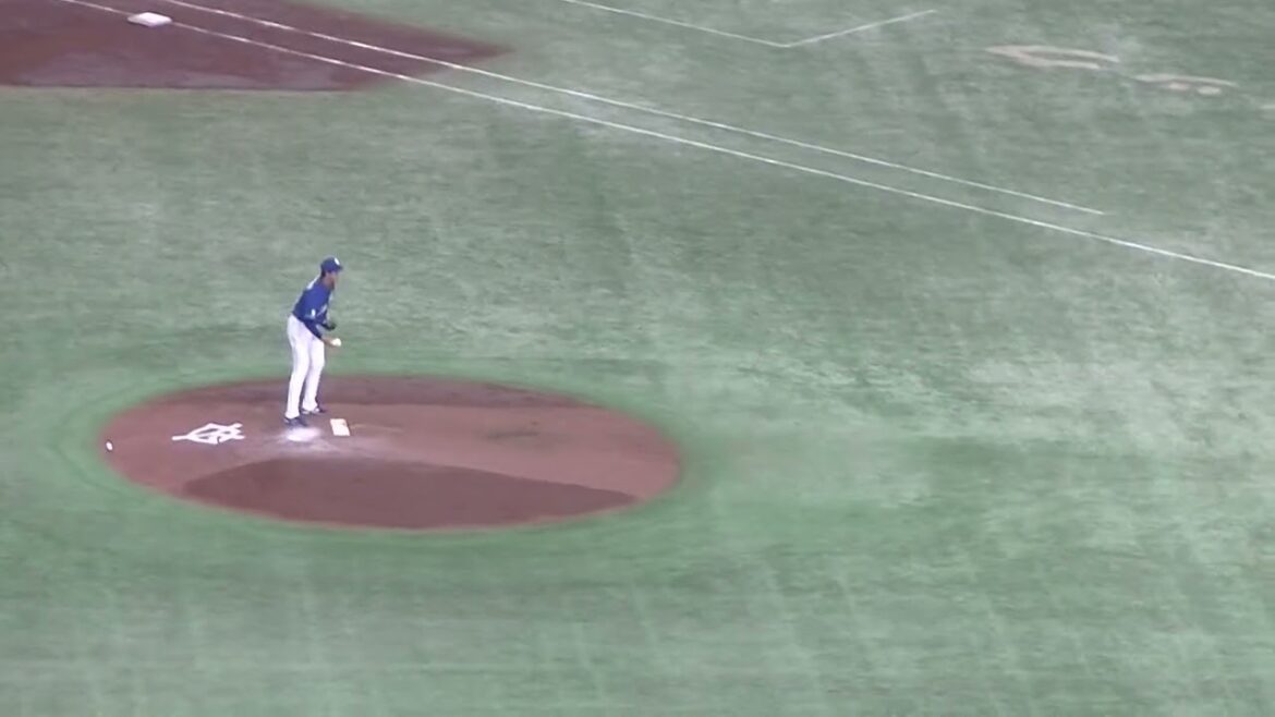 坂本勇人をサードゴロに打ち取る松木平優太【読売ジャイアンツ対 中日ドラゴンズ2024年9月16日】