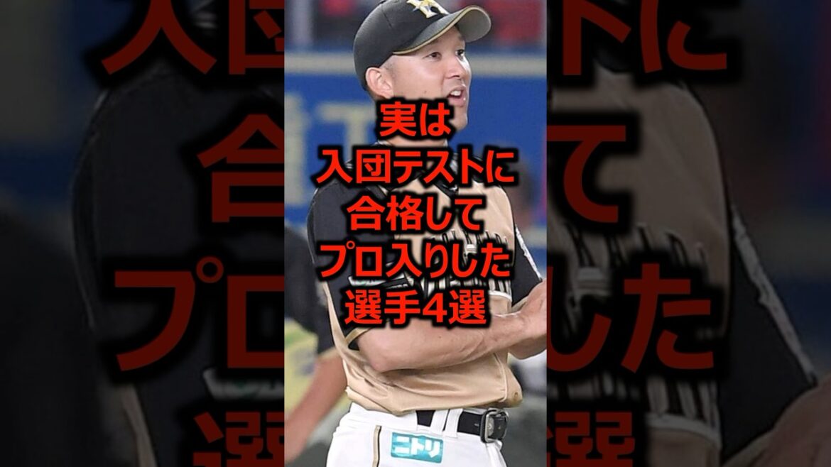 実は入団テストに合格してプロ入りした選手4選 #プロ野球 #杉谷拳士 #ドラフト