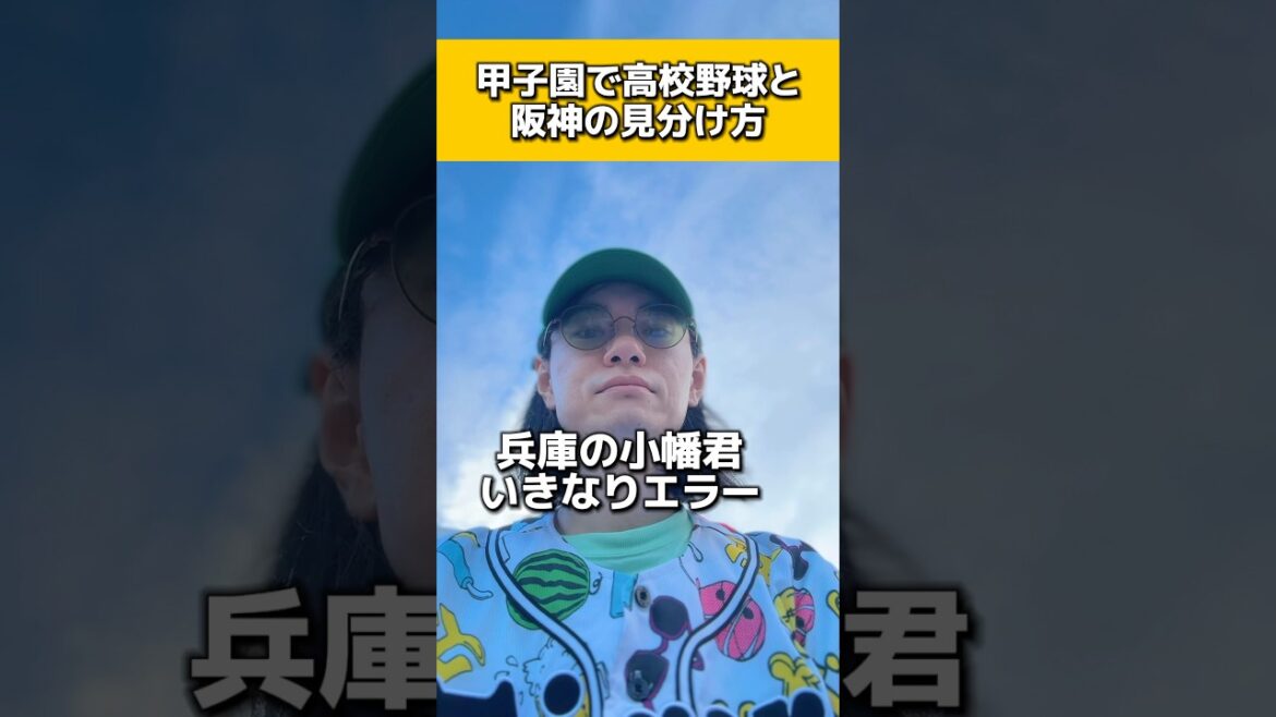 甲子園で阪神と高校野球を見分ける方法#阪神タイガース 甲子園で阪神と高校野球を見分ける方法#阪神タイガース