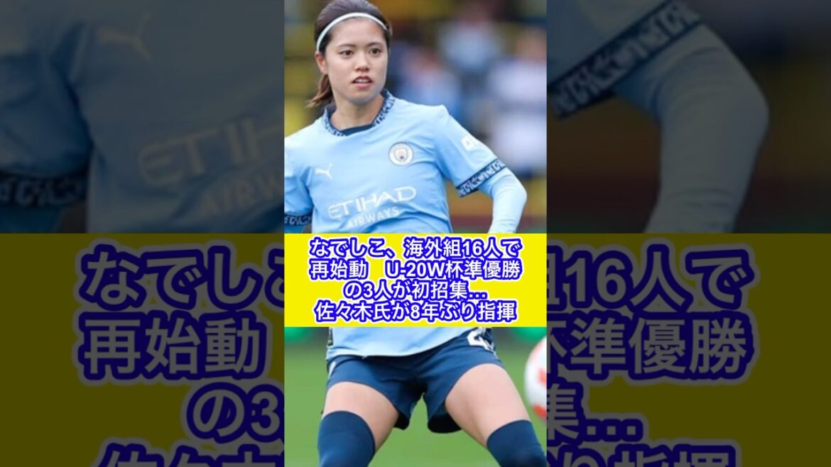 【なでしこジャパン】なでしこ、海外組16人で再始動　U-20W杯準優勝の3人が初招集…佐々木氏が8年ぶり指揮（FOOTBALL ZONE編集部より抜粋）