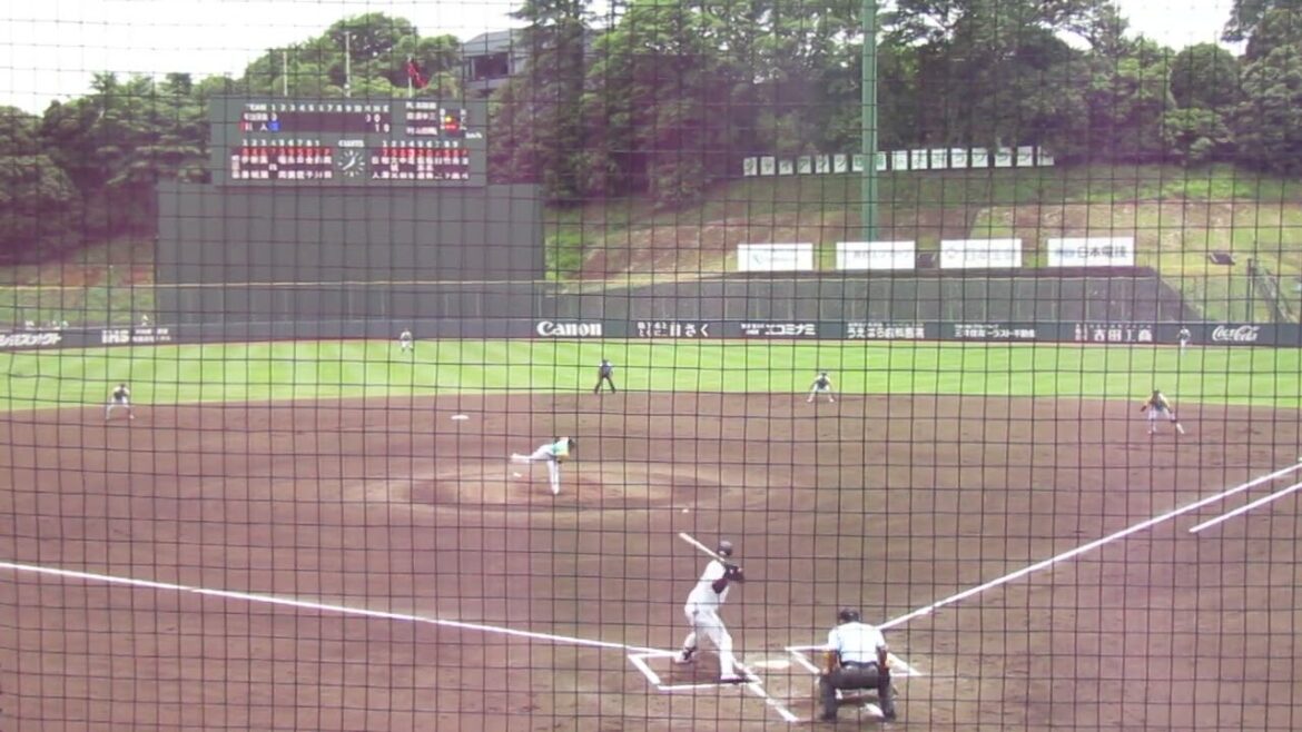 ピンチで亀田啓太を打ち取る明治安田生命 岡田明丈　2025年6月2日 練習試合 読売ジャイアンツ対 明治安田生命