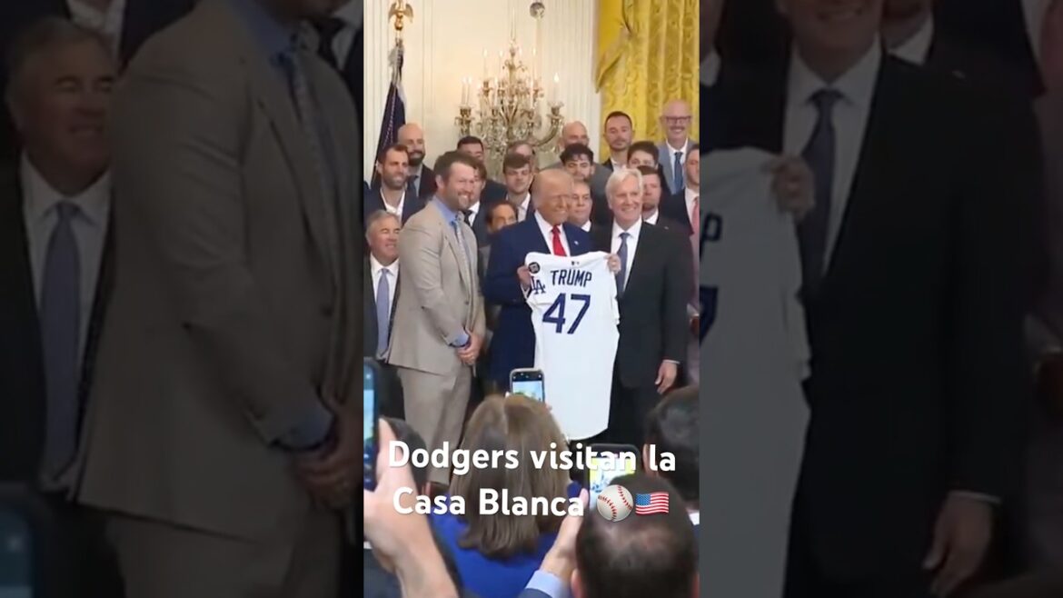 DODGERS VISITAN la CASA BLANCA tras GANAR la SERIE MUNDIAL 2024 de MLB DODGERS VISITAN la CASA BLANCA tras GANAR la SERIE MUNDIAL 2024 de MLB