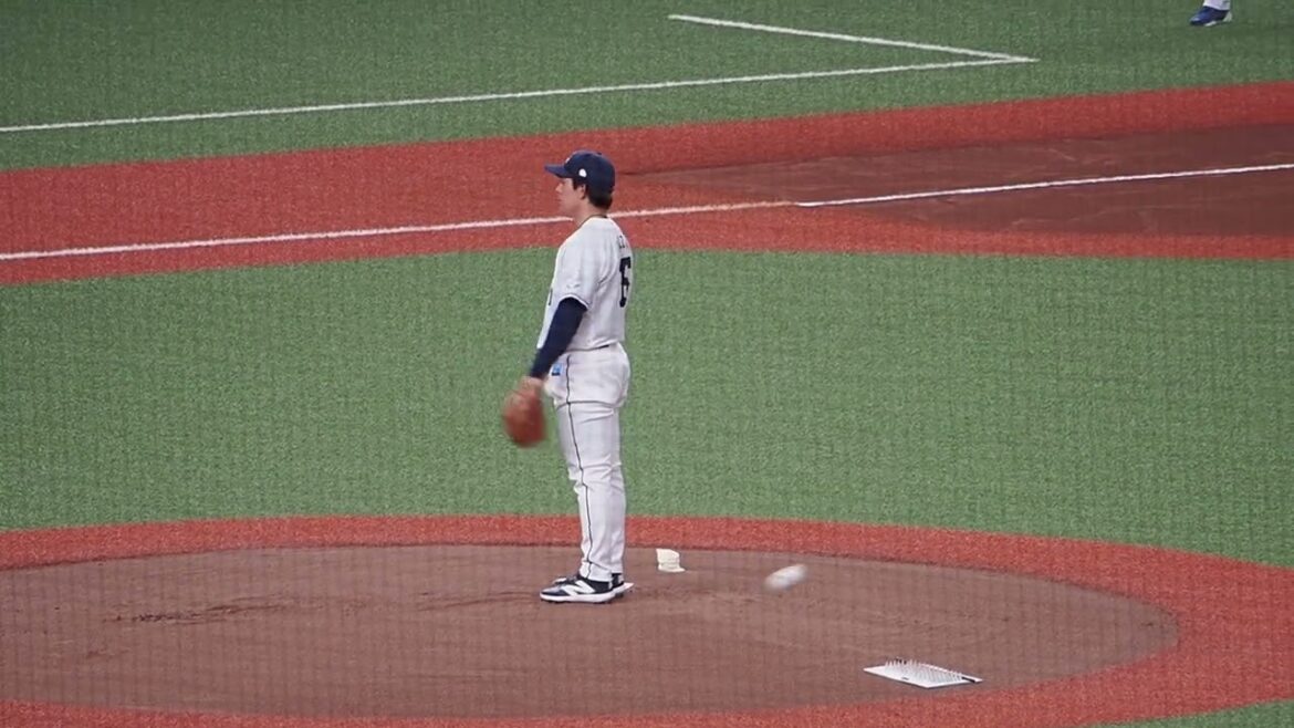 2025.06.14 埼玉西武-中日 #與座海人 投球練習 (ベルーナドーム)