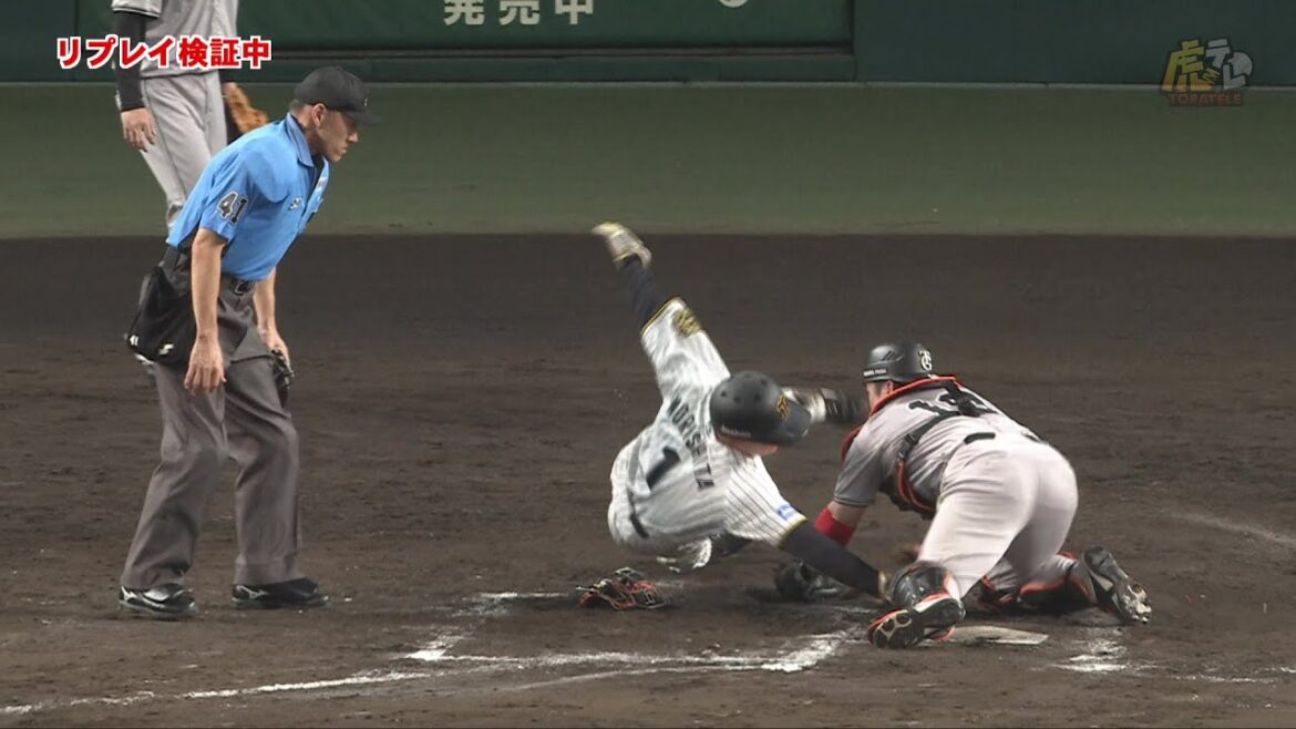 【神の手】8回裏、#森下翔太 選手が捕手のタッチを2度かいくぐり決勝のホームイン！【2025/7/2Ｔ－Ｇ】