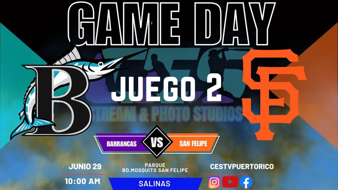 BARRANCAS VS SAN FELIPE BEISBOL CLASE A JUEGO 2