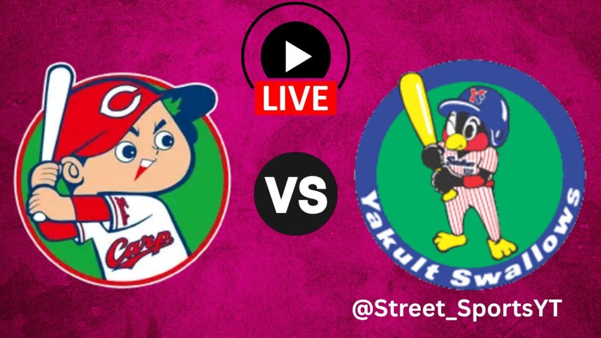 Hiroshima Carp vs Yakult Swallows Live  Today | NPB 2025 Game