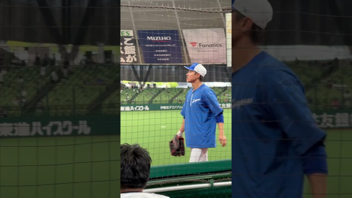 2025/06/13 丁寧かつ淡々とキャッチボールをこなす大島洋平