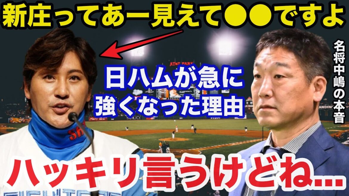 新庄日本ハムが急激に強くなった理由に名将.中嶋聡が放ったある本音が的確すぎると話題に【日本ハムファイターズ/プロ野球】 新庄日本ハムが急激に強くなった理由に名将.中嶋聡が放ったある本音が的確すぎると話題に【日本ハムファイターズ/プロ野球】