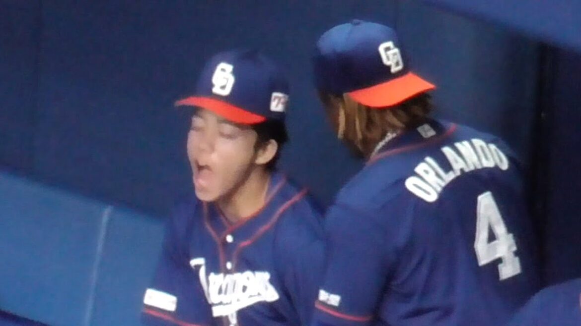岡林勇希とゆかいな仲間たち　登場からハイテンションなカリステと岡林勇希　中日ドラゴンズVS北海道日本ハムファイターズ　2025/06/22