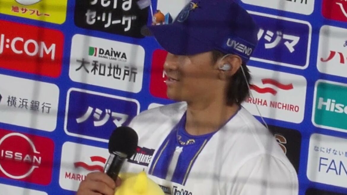 【プロ初逆転満塁決勝HR】井上絢登選手、ヒーローインタビュー(2025.7.2/横浜スタジアム）
