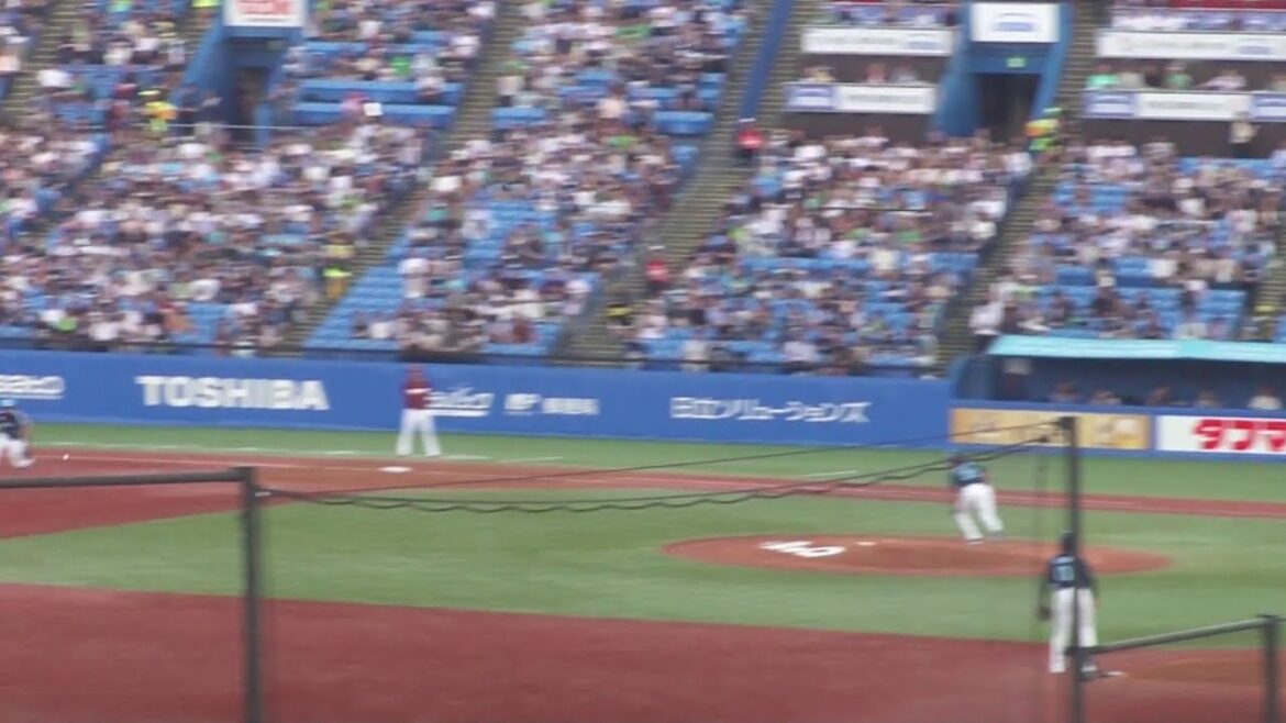 ヤクルト オスナ ナイスプレー　ヤクルト vs 楽天　2025年6月18日(水)　神宮球場交流戦