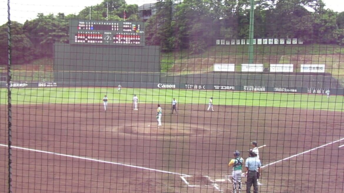 ジャイアンツ大城元を打ち取る岡田明丈　2025年6月2日 練習試合 読売ジャイアンツ対 明治安田生命