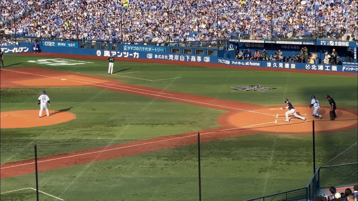 【森唯斗】 移籍後初登板最初の打者・塩見泰隆を空振り三振に取るも。。。7回表 横浜DeNAベイスターズ 東京ヤクルトスワローズ 2024年4月14日 伊藤光