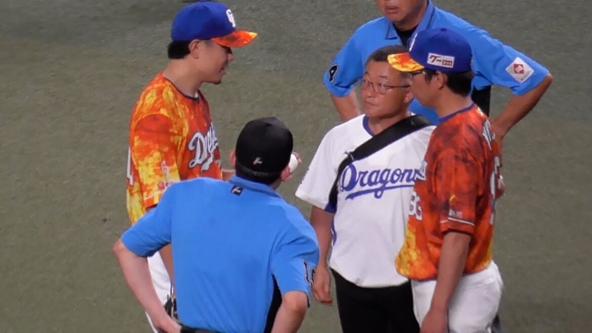 大野雄大が緊急降板　大慌てのドラゴンズベンチ　中日ドラゴンズVS東京ヤクルトスワローズ　2025/07/04