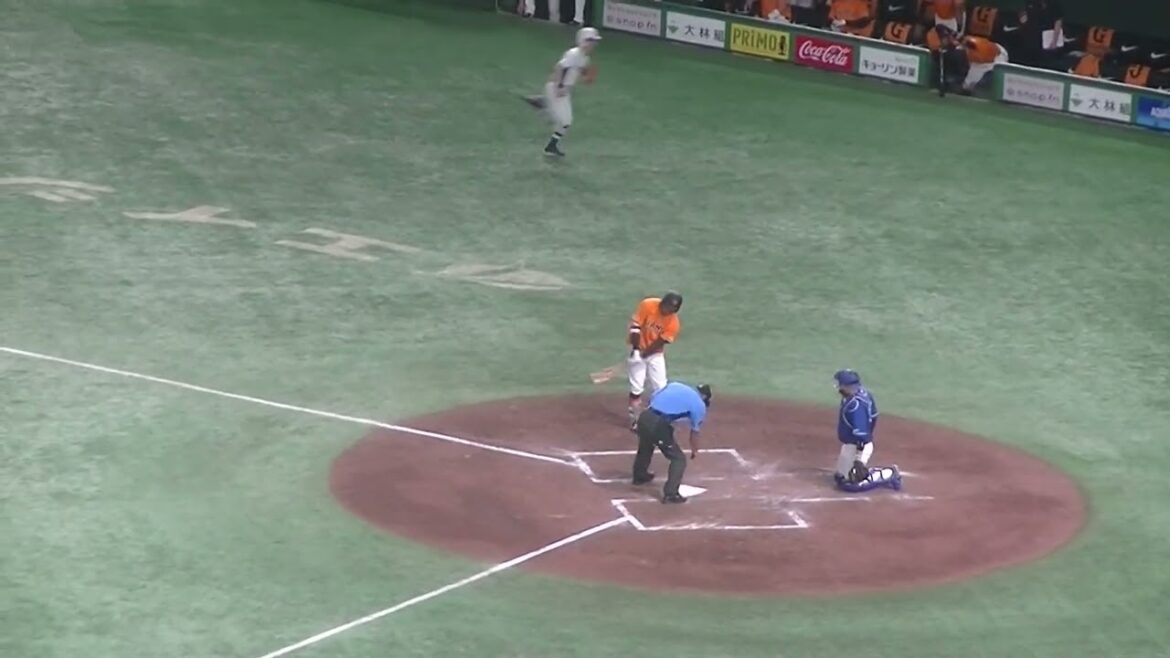 佐々木俊輔を三振にとる福谷浩司（2024年8月23日 読売ジャイアンツ 対 中日ドラゴンズ）