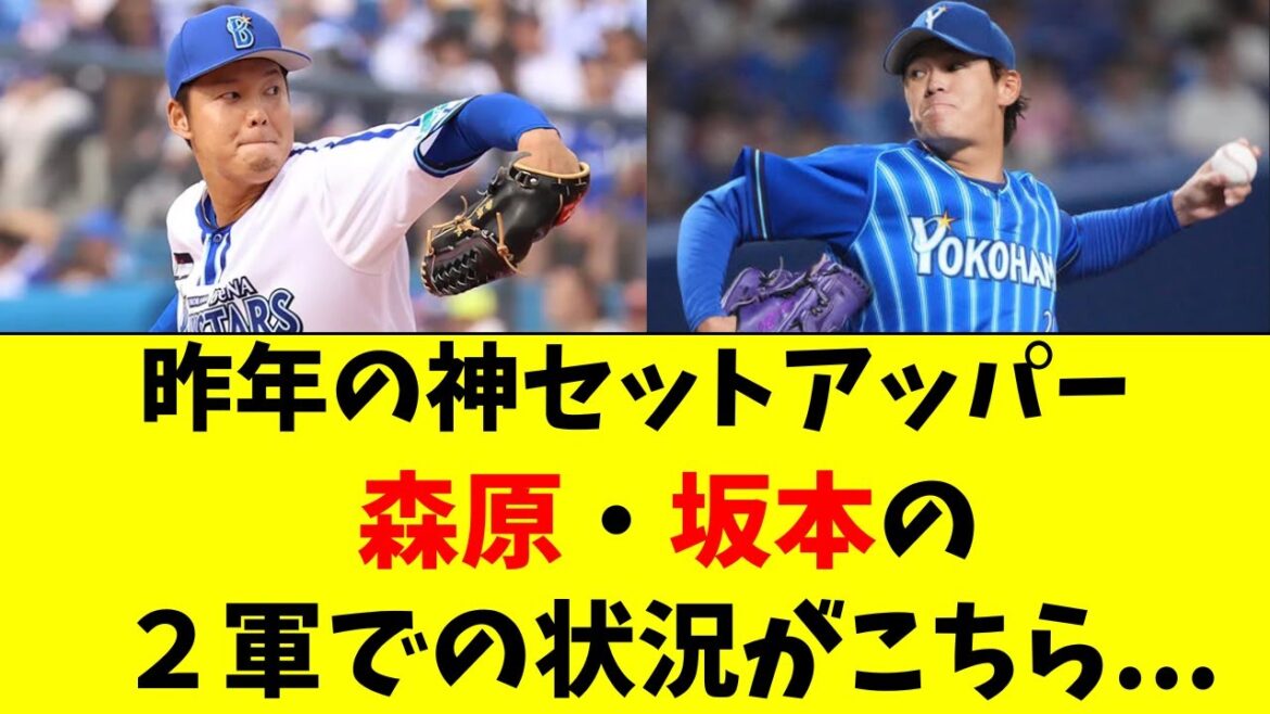 【DeNA】2軍調整中の森原・坂本の最新の状況がこちら 【DeNA】2軍調整中の森原・坂本の最新の状況がこちら