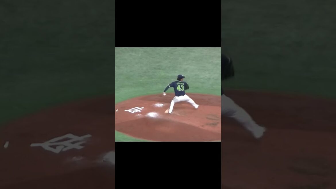 【ヤクルト】山本 大貴の投球フォーム【読売ジャイアンツ対 ヤクルトスワローズ2024年5月1日】