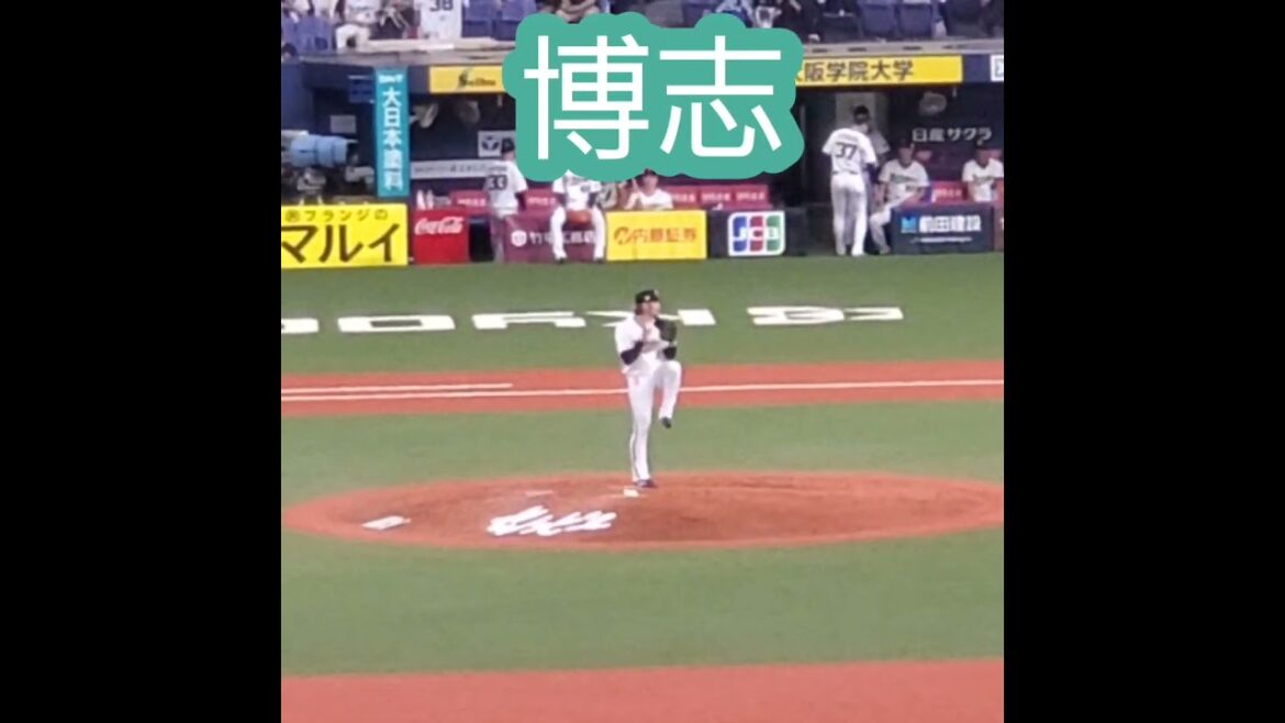 20240914　#鈴木博志　#博志　投球練習　ｵﾘｯｸｽ･ﾊﾞﾌｧﾛｰｽﾞ　#shorts　投球ﾌｫｰﾑ@京ｾﾗﾄﾞｰﾑ大阪･ﾚﾌﾄ外野下段