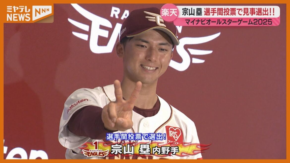 【楽天】ルーキー宗山塁がオールスター選手間投票で選出「空気感楽しみたい」