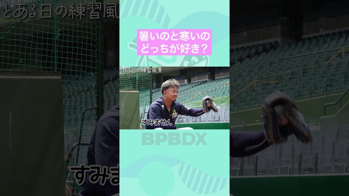 とある日の練習風景～ほっと神戸で夏っぽく～ #森友哉 #オリックス #shorts #BPBDX