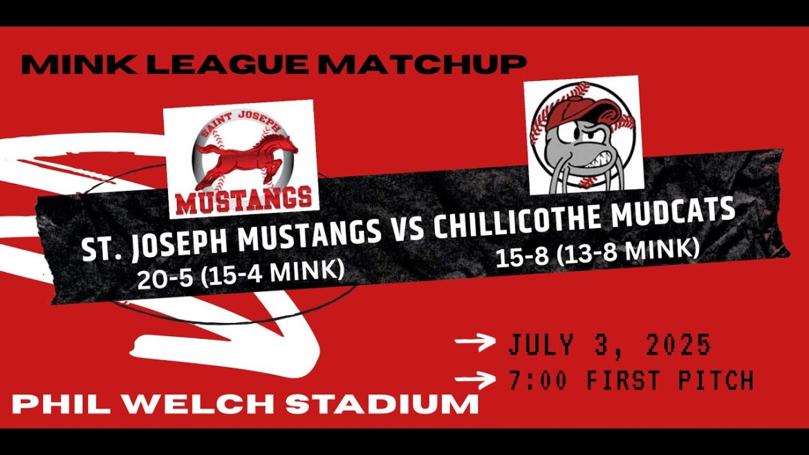 St. Joseph Mustangs vs Chillicothe Mudcats: July 3rd 2025