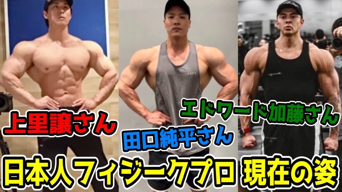 上里譲さん,田口純平さん,エドワード加藤さん 来月大会に出るメンズフィジークプロ 現在の姿をアップデート！！