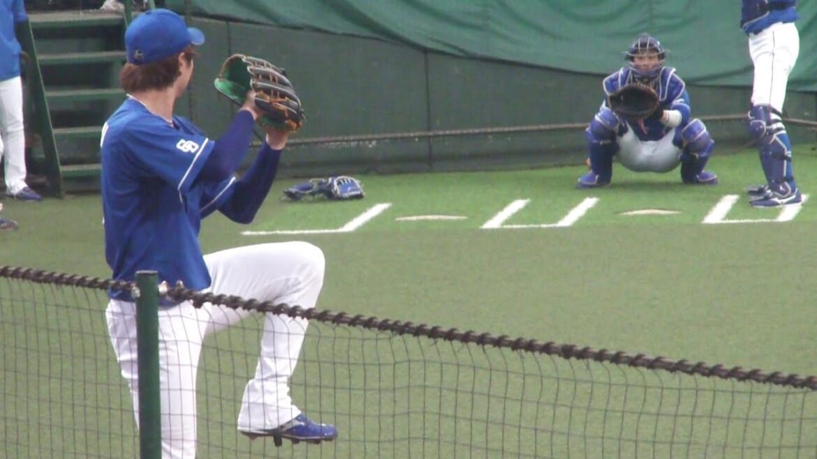 中日 髙橋宏斗が試合前にブルペンで投球練習　西武 vs 中日　2025年6月14日(土)　ベルーナドーム交流戦