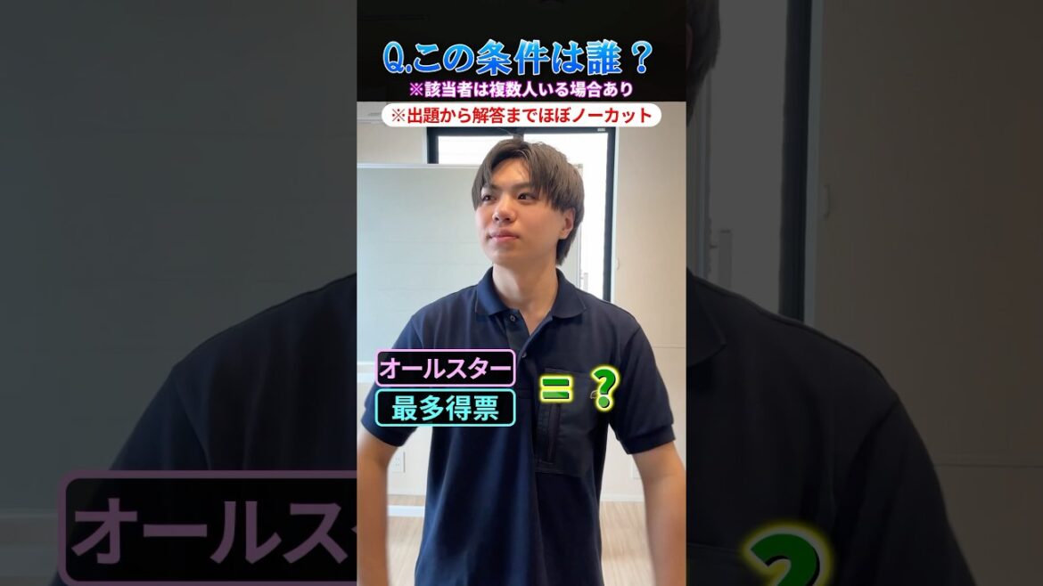 この条件に当てはまる選手はだれ？#プロ野球 #野球 #npb #北海道日本ハムファイターズ