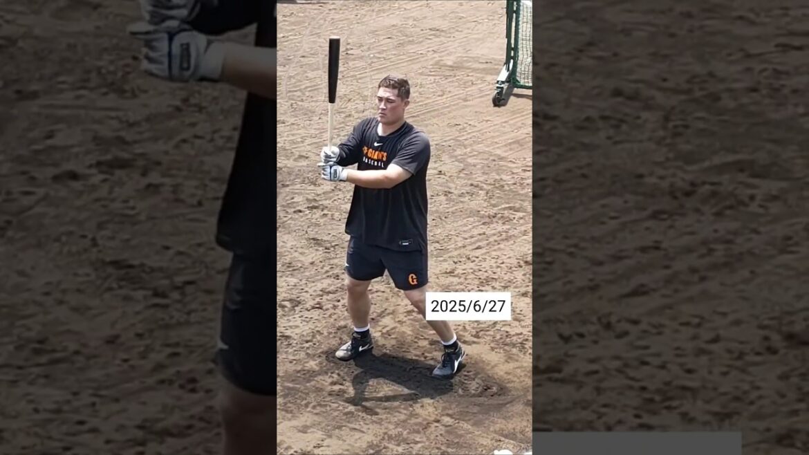 【GIANTS】 #リチャード 選手52のバッティング練習 #shorts #巨人 #ジャイアンツ #プロ野球