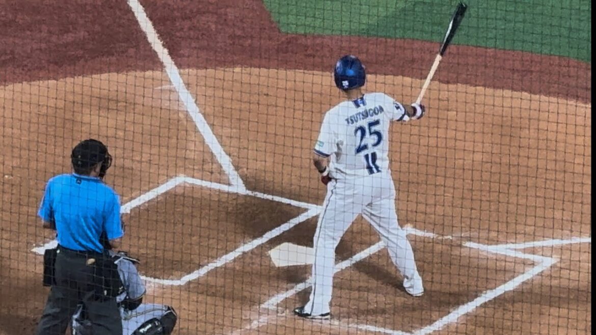 筒香嘉智チャンスで代打登場！そして。。。応援歌横浜DeNAベイスターズ2025年7月6日伊藤将阪神タイガース横浜スタジアム応援団応援席ライトスタンド右翼外野席