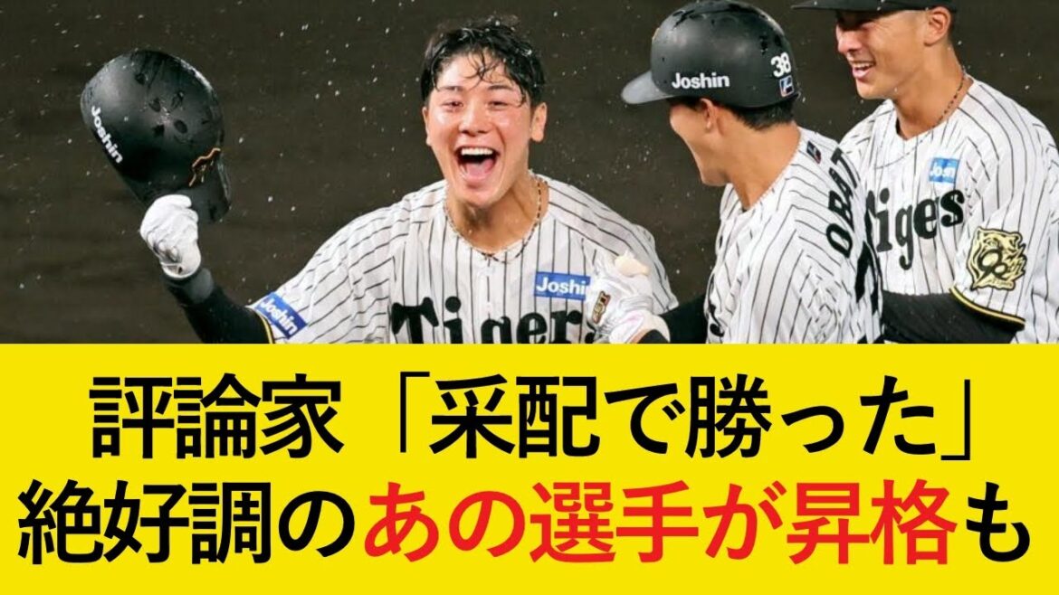 【更なるテコ入れも】評論家が藤川監督の采配を続々絶賛！二軍で完全復調のあの選手が昇格も【阪神タイガース】
