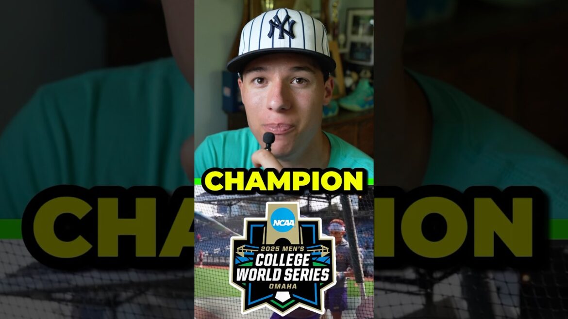 My College World Series Predictions Failed Yet Again 😭#ncaa  #d1 #baseball