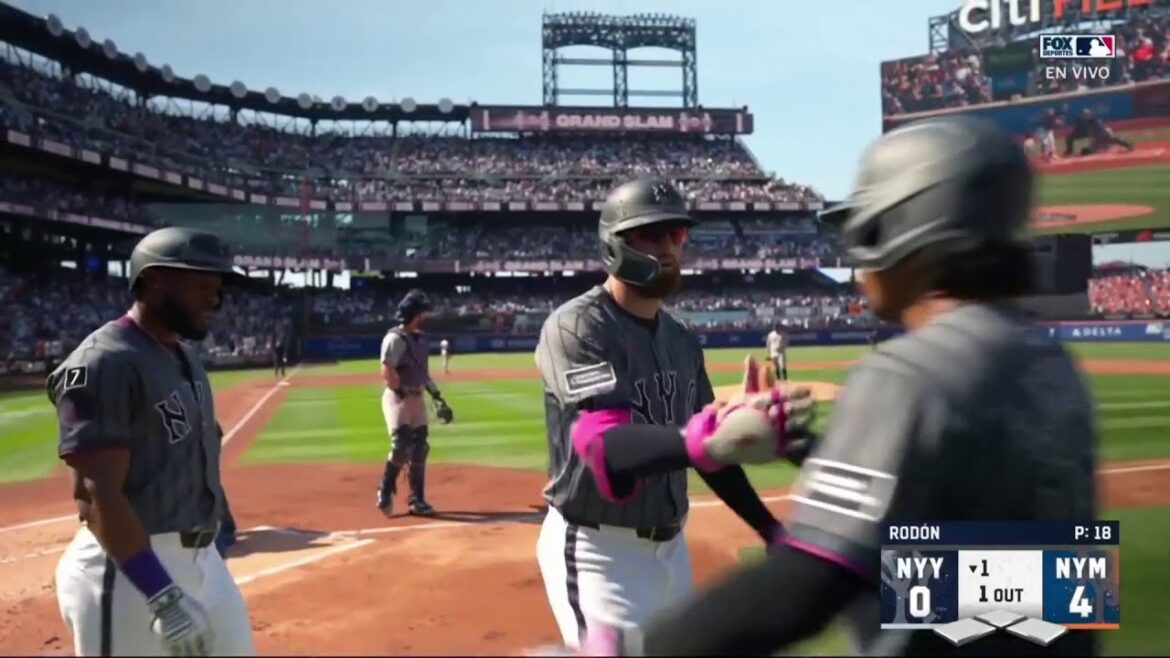 GRAND SLAM Brandon Nimmo | New York Yankees 0-4 New York Mets | #MLBenFOX