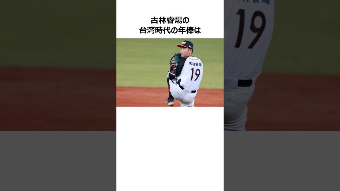 【日本ハム】古林睿煬の年俸に関する雑学【グーリン・ルェヤン】