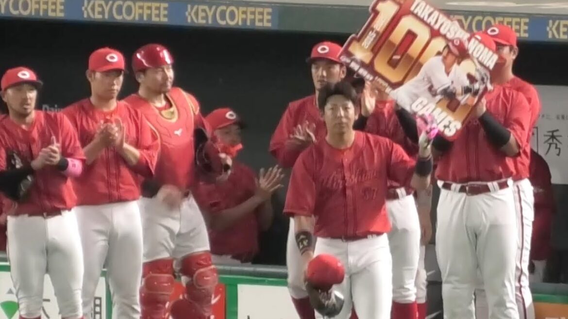 野間峻祥がプロ通算1000試合出場達成！巨人ファンからも温かい拍手&タカヨシコール！広島東洋カープvs読売ジャイアンツ 2025年7月6日