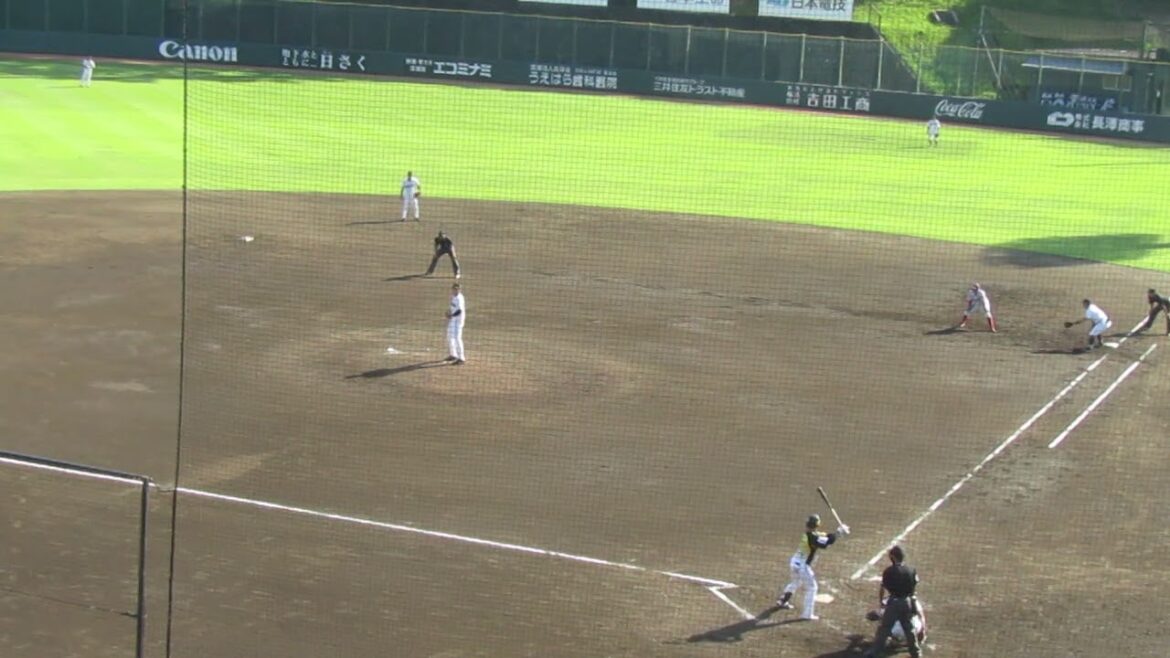 ジャイアンツ京本眞〜石川慧亮を打ち取るもエラーでピンチを背負う＜NPB独立リーグ交流戦 読売ジャイアンツ 対 BCL選抜 2024年9月12日＞