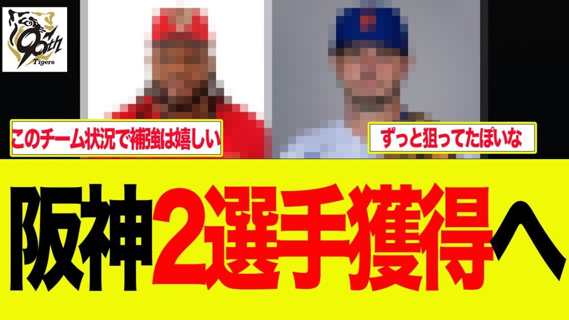 【阪神】阪神があの選手を再獲得と有望株助っ人右腕を獲得へ 阪神ファンの反応集 【阪神】阪神があの選手を再獲得と有望株助っ人右腕を獲得へ 阪神ファンの反応集