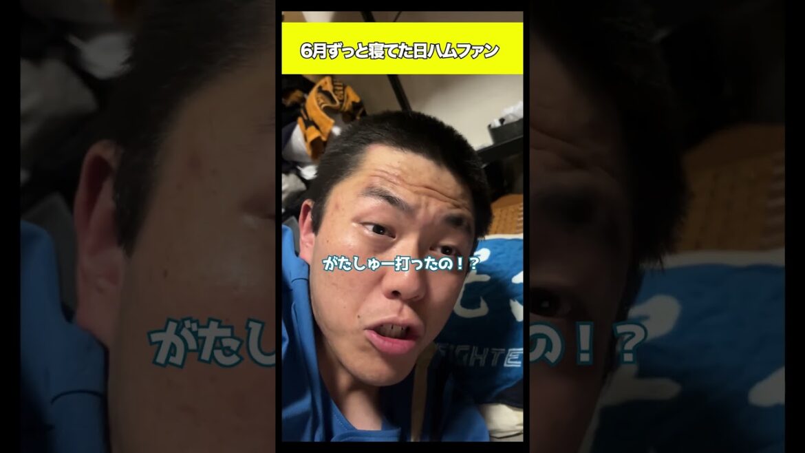 6月ずっと寝てた日ハムファン#shorts