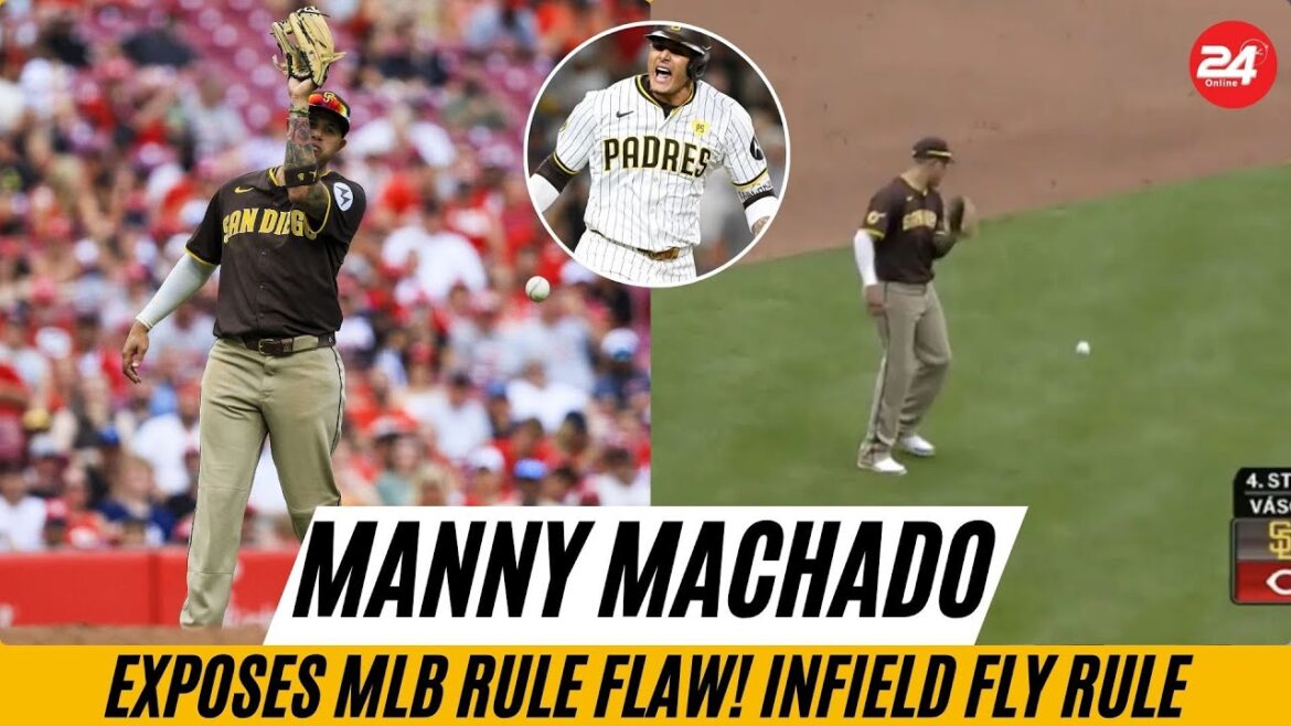 Manny Machado EXPOSES MLB Rule Flaw! Infield Fly Rule Under Scrutiny