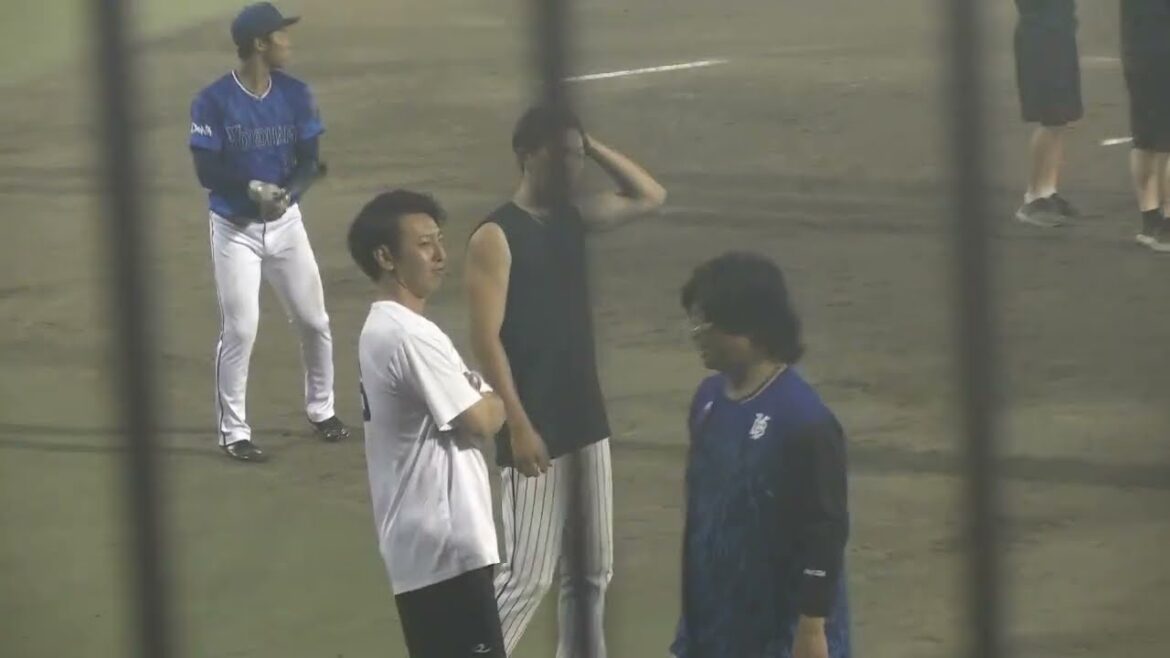 【元横浜DeNAベイスターズ田中健二郎・池谷蒼大両投手・山下幸輝コーチが現選手・スタッフ・ファンと交流する様子も】試合終了後しばらくした後のベイスターズ選手の様子 VS くふうハヤテベンチャーズ