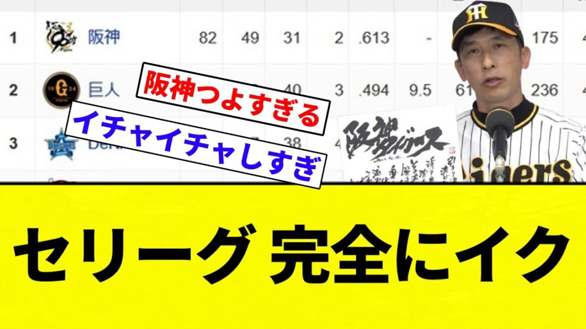 【もう終わりだよ】セリーグ 完全にイク【プロ野球反応集】【2chスレ】【なんG】