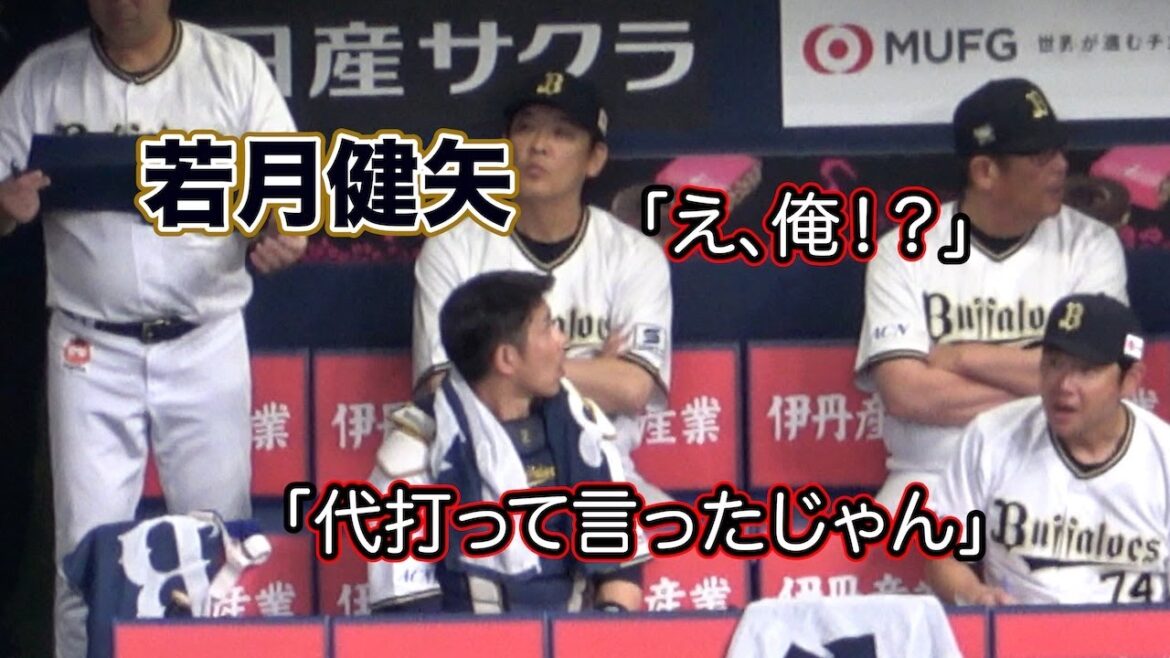 代打出されるはずが…登場曲が流れて慌てる若月健矢