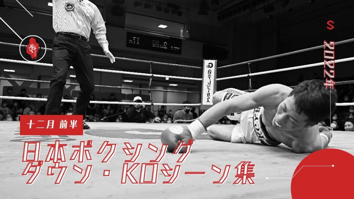 日本ボクシング　ダウン・KOシーン集｜十二月前半