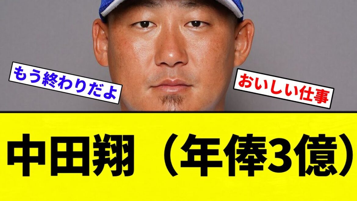 【3億か...】中田翔（年俸3億）「打率.214（14-3）0本3打点 OPS.571」←これについての率直な感想wwwwww【プロ野球反応集】【2chスレ】【なんG】
