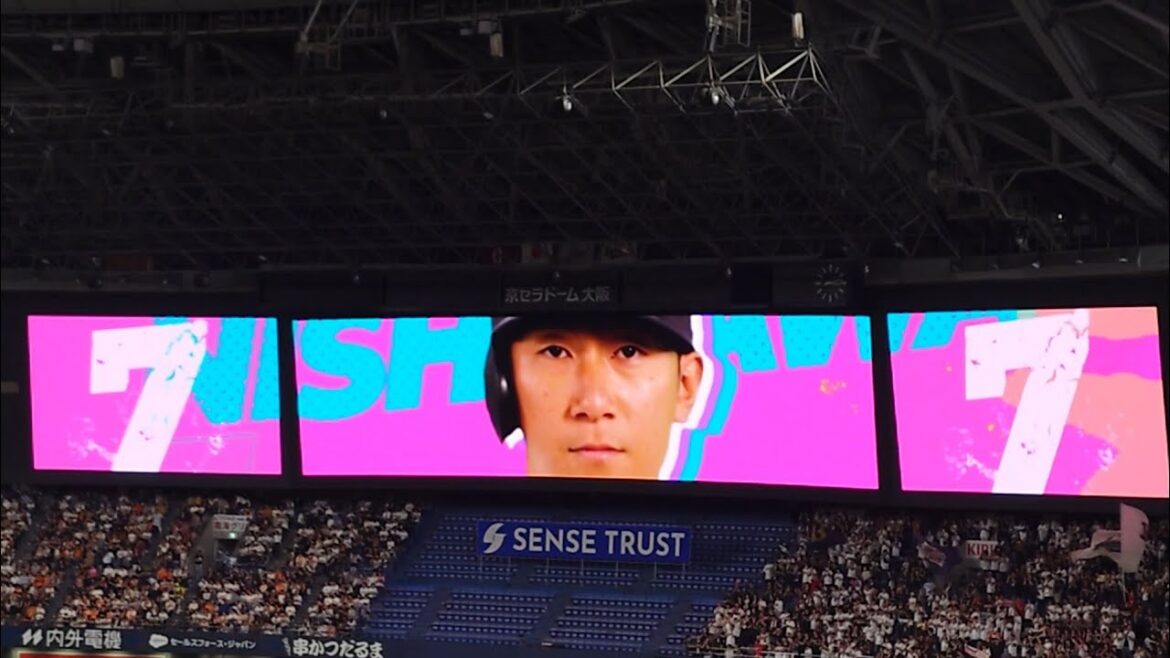 西川龍馬 選手 「Hump Back 拝啓、少年よ」 偶数打席 登場曲 福森さんエール曲 オリックス・バファローズ 選手 西川選手専用チャンス映像 ビジョン映像 @ 京セラドーム 2025 西川龍馬 選手 「Hump Back 拝啓、少年よ」 偶数打席 登場曲 福森さんエール曲 オリックス・バファローズ 選手 西川選手専用チャンス映像 ビジョン映像 @ 京セラドーム 2025