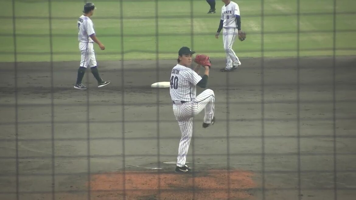 くふうハヤテベンチャーズ 佐藤宏樹投手 投球練習 2025/7/9 草薙球場