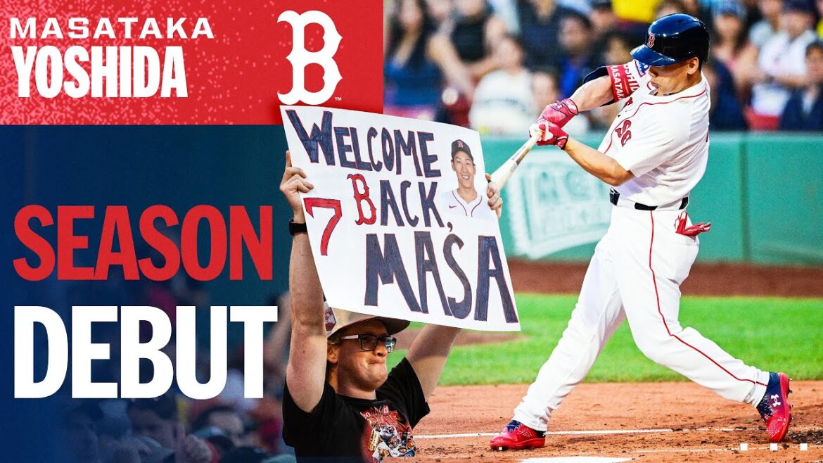 Macho Man is BACK 💪 Yoshida has 3 hits in his season debut for the Red Sox! | 吉田正尚レッドソックスハイライト